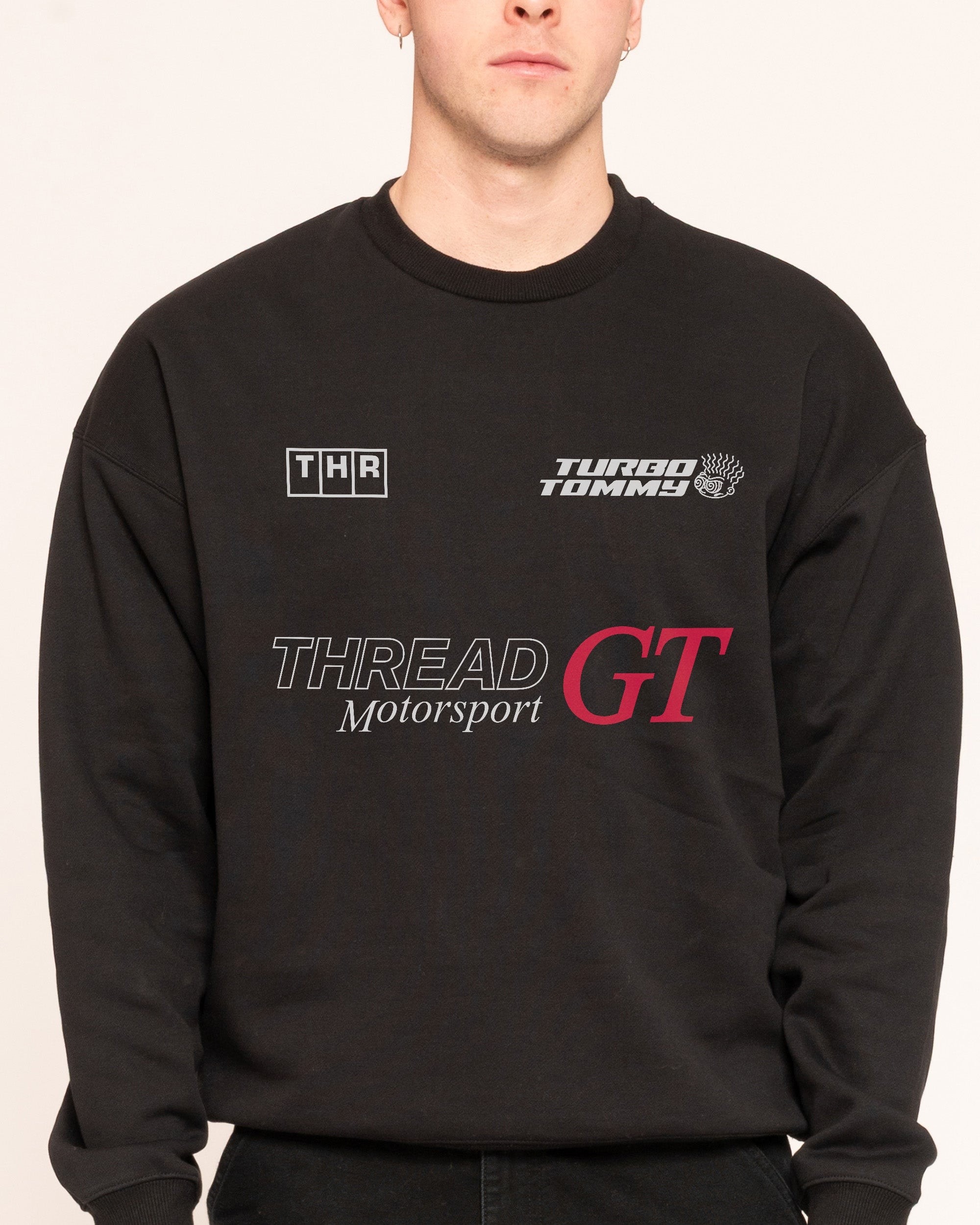 Tommy Turbo Sweatshirt by Threadheads - Unisex Graphic Sweatshirt 80% Cotton