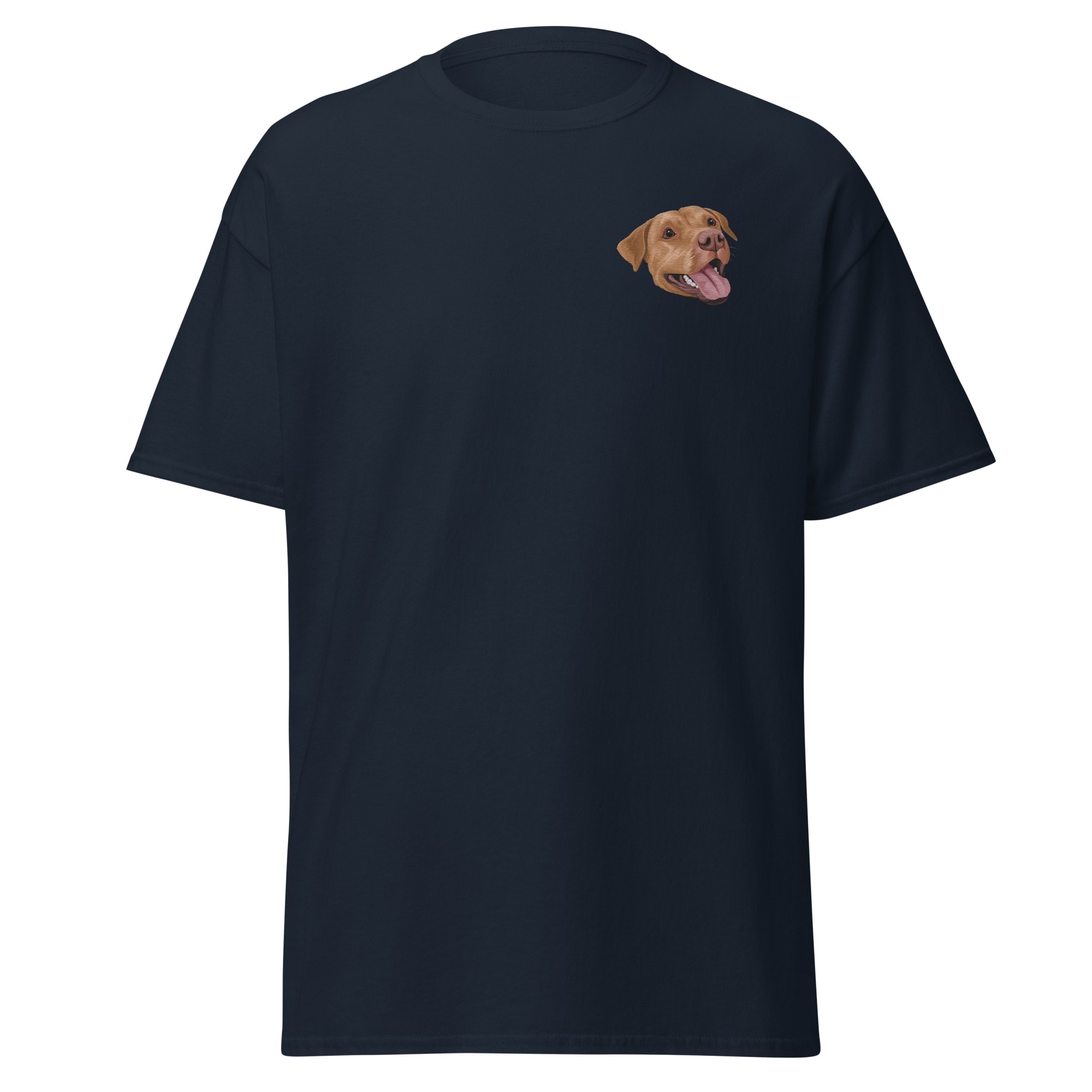 Personalized Pet Embroidered T-Shirt | Custom Design