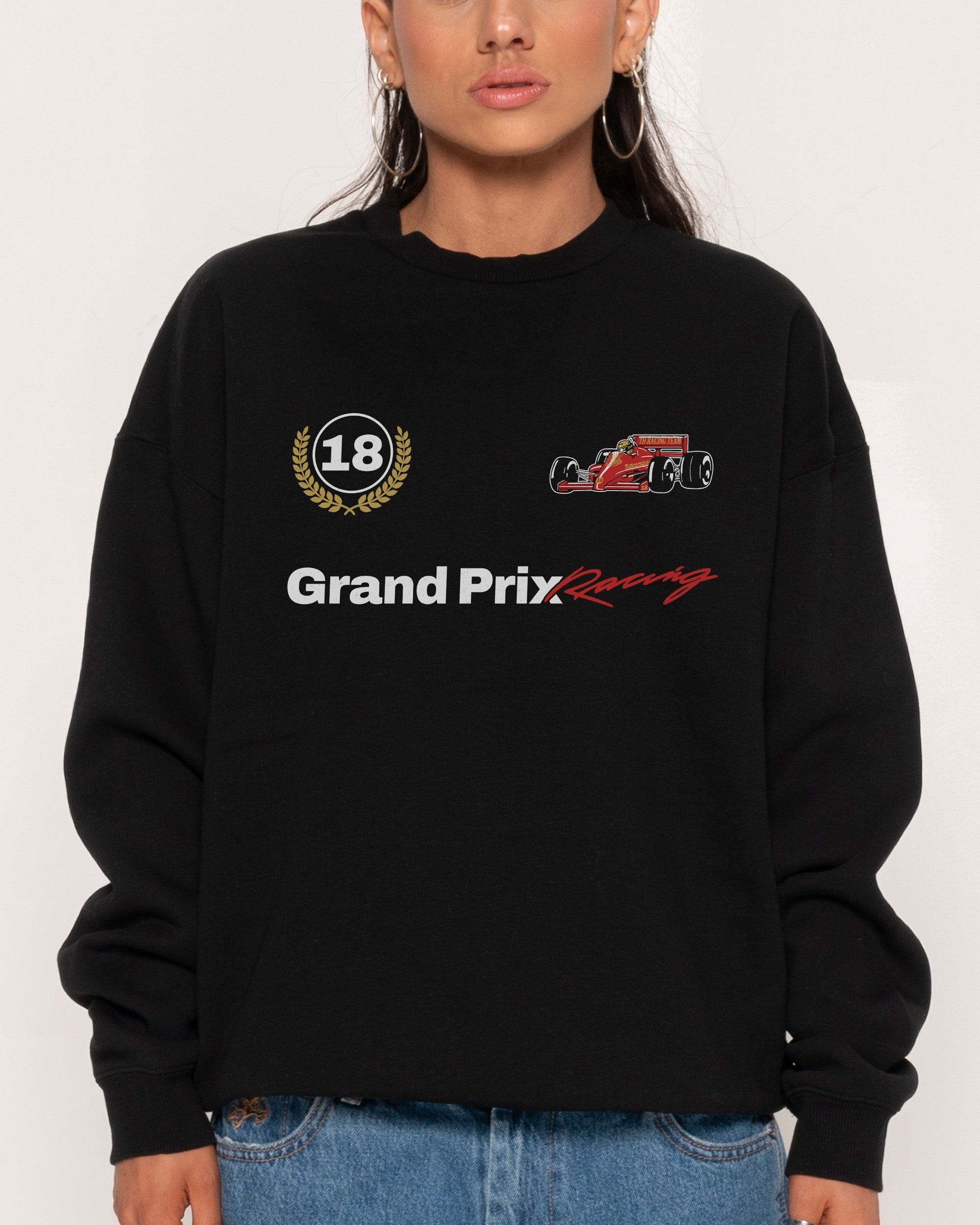 Grand Prix Racing Sweatshirt - Premium Unisex Graphic Sweatshirt