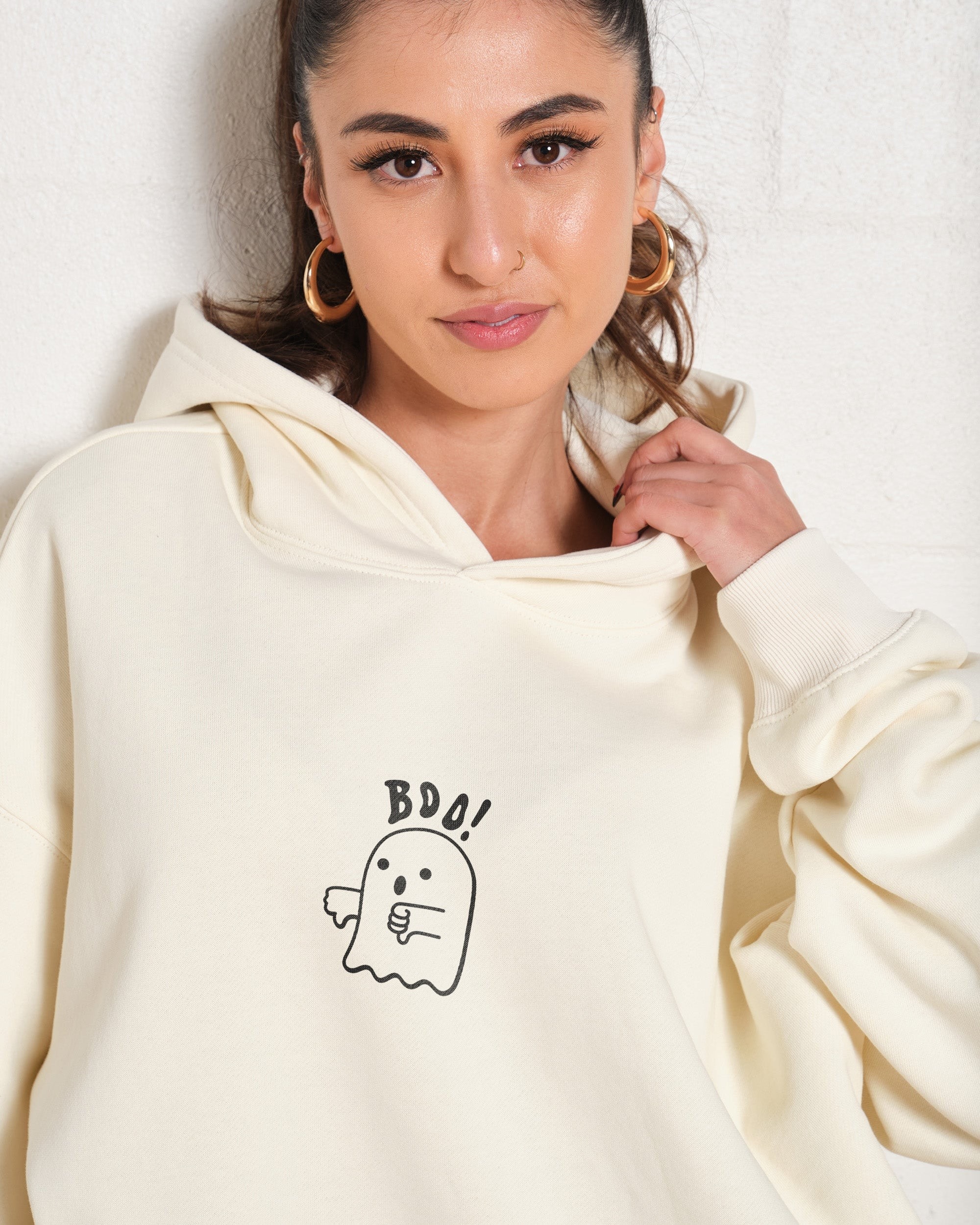 Boo Ghost Hoodie - Premium Unisex Graphic Hoodie 340 GSM Cotton Blend