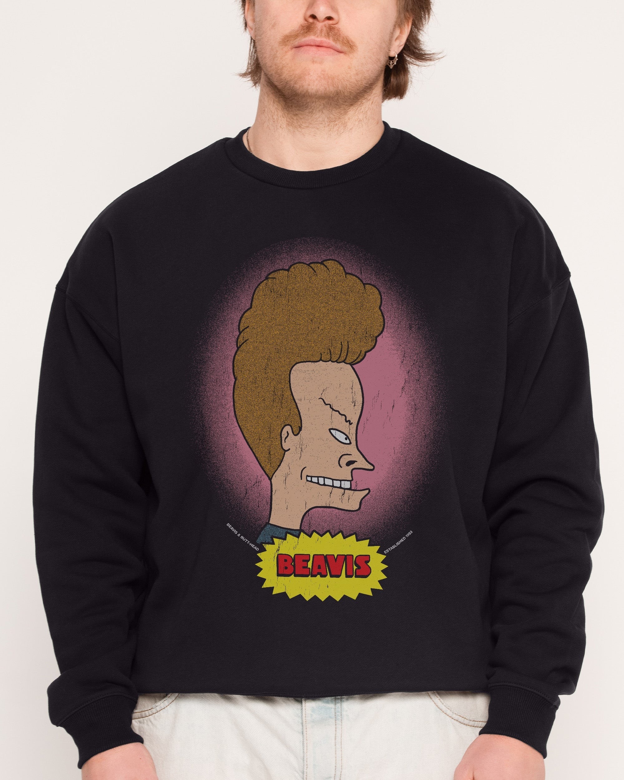 Face Off Sweatshirt Beavis and Butt-Head Official Graphic Sweatshirt