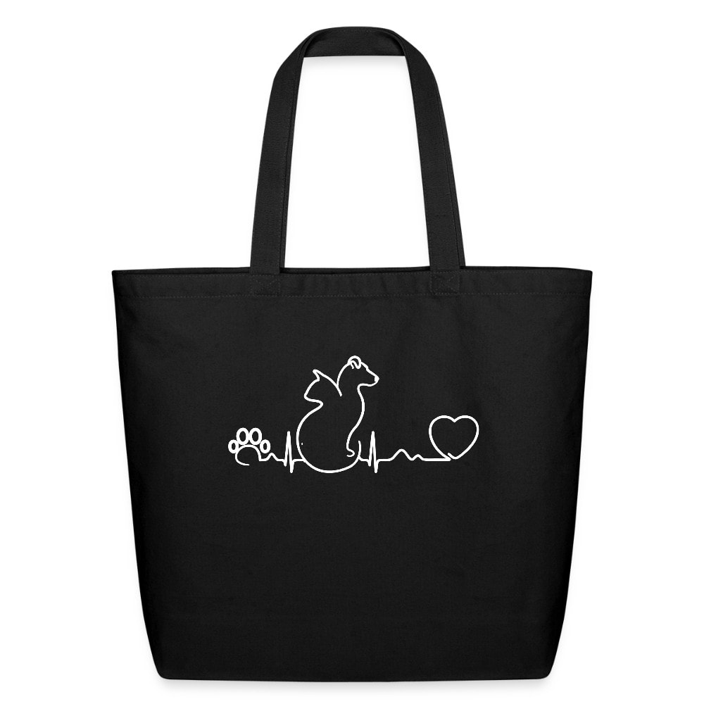 Cat and Dog Print Eco-Friendly Cotton Tote Bag
