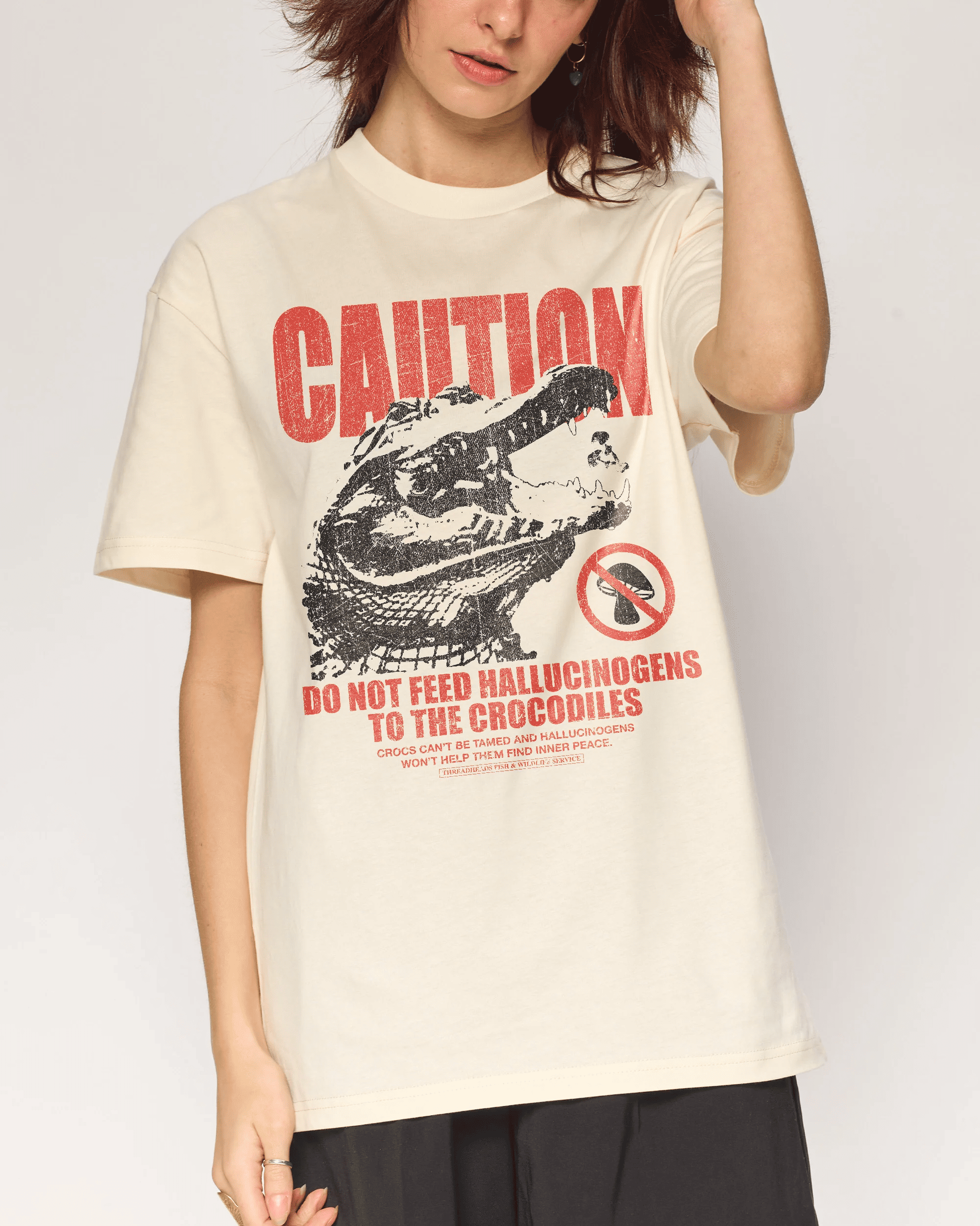 No Trips for Crocs Cotton T-Shirt 