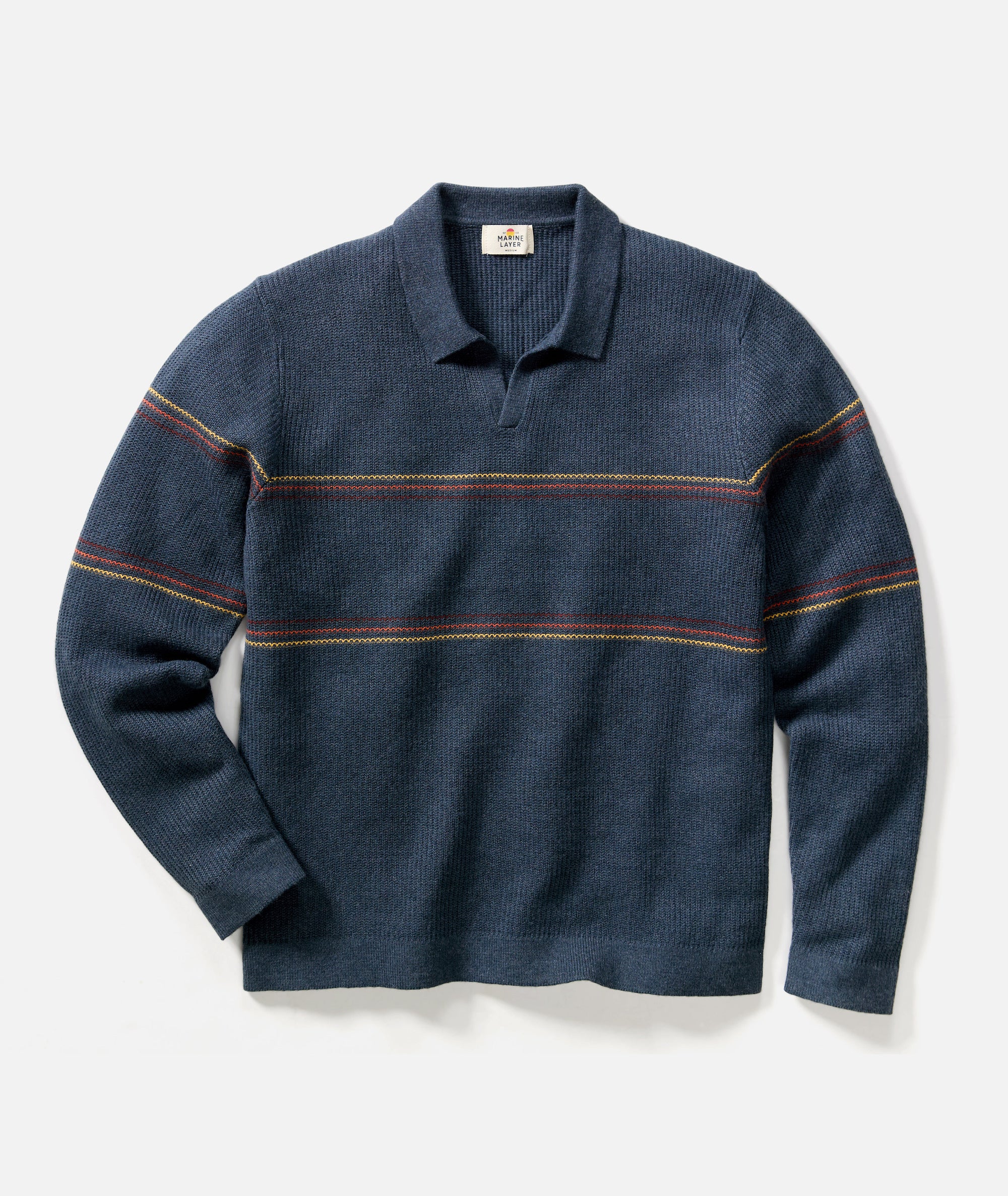 Liam Long Sleeve Sweater Polo