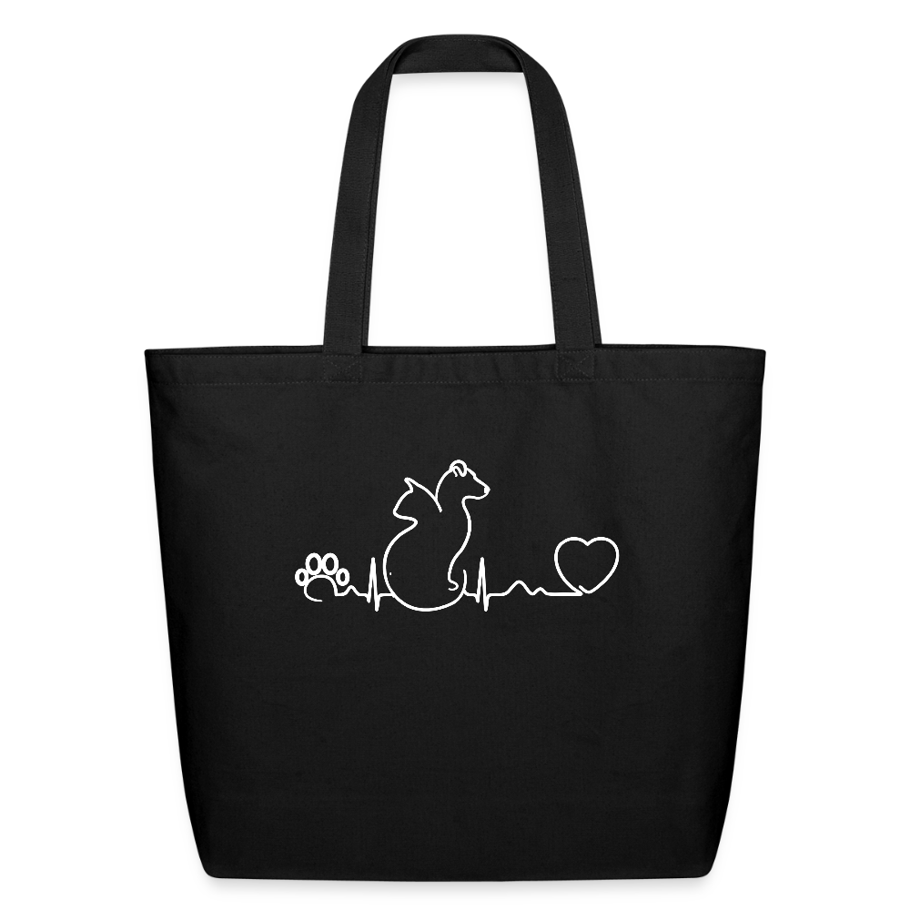 Cat and Dog Print Eco-Friendly Cotton Tote Bag
