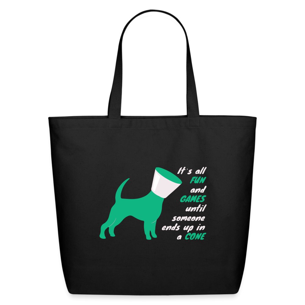 Eco-Friendly Cotton Tote Bag Until Someone Ends Up in a Cone Print