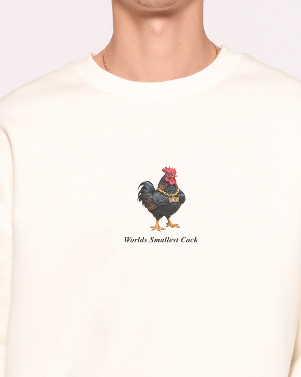 Worlds Smallest Cock Sweatshirt - Premium Unisex Graphic Sweatshirt