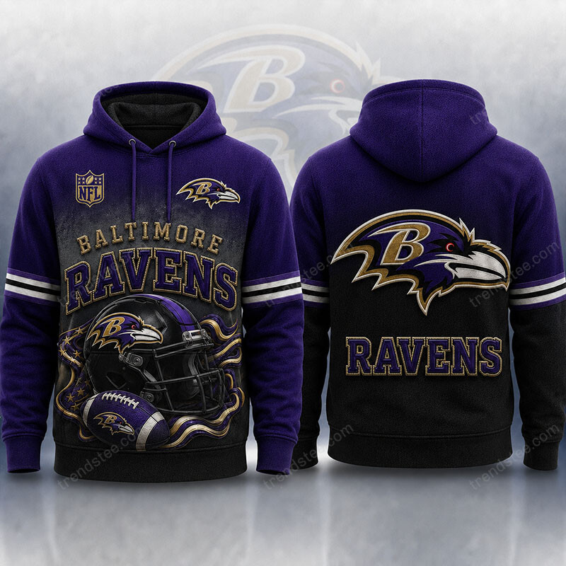 Glamasiacorner Men's Baltimore Ravens Hoodie - Football