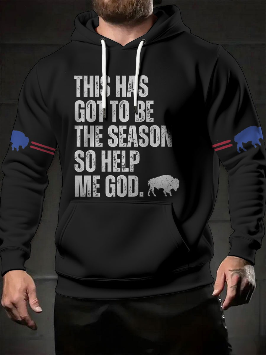 Glamasiacorner Men's Buffalo Bills Sweatshirt - Game Day Football