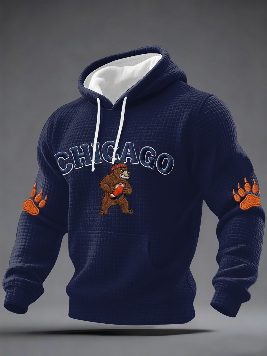 Glamasiacorner Men's Chicago Bears Hoodie - Football