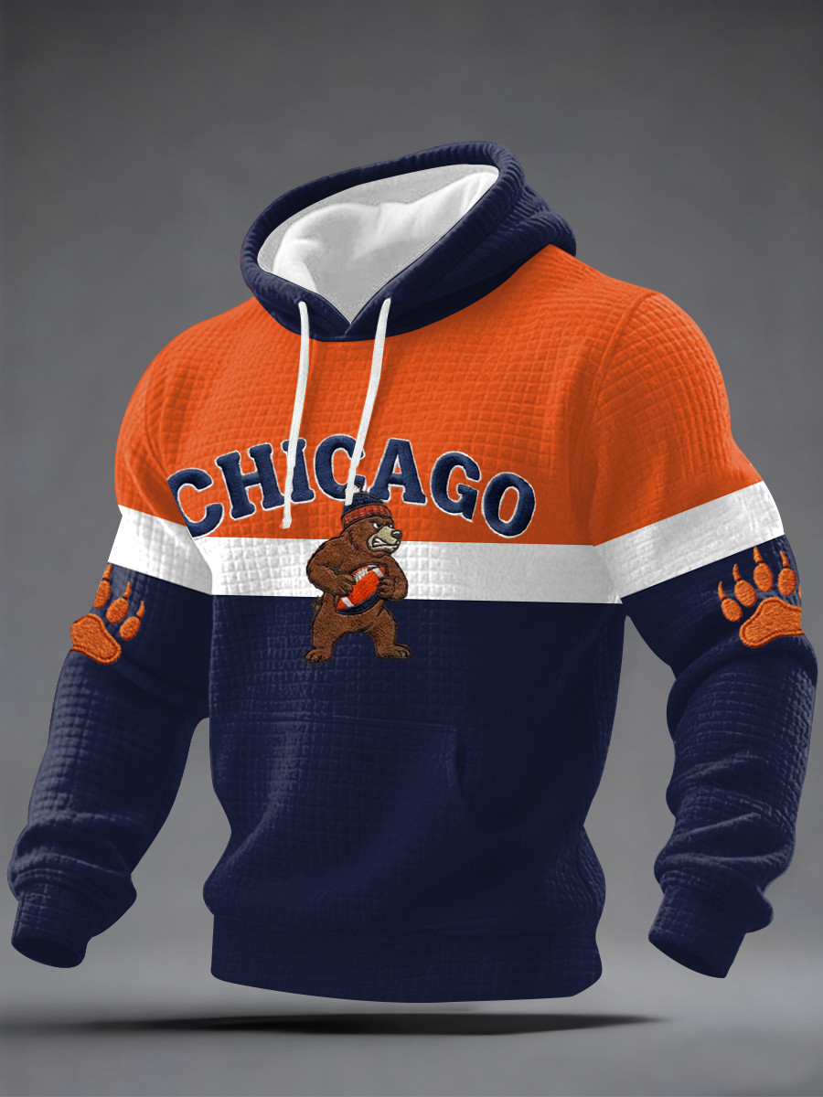 Glamasiacorner Men's Chicago Bears Hoodie - Game Day Football