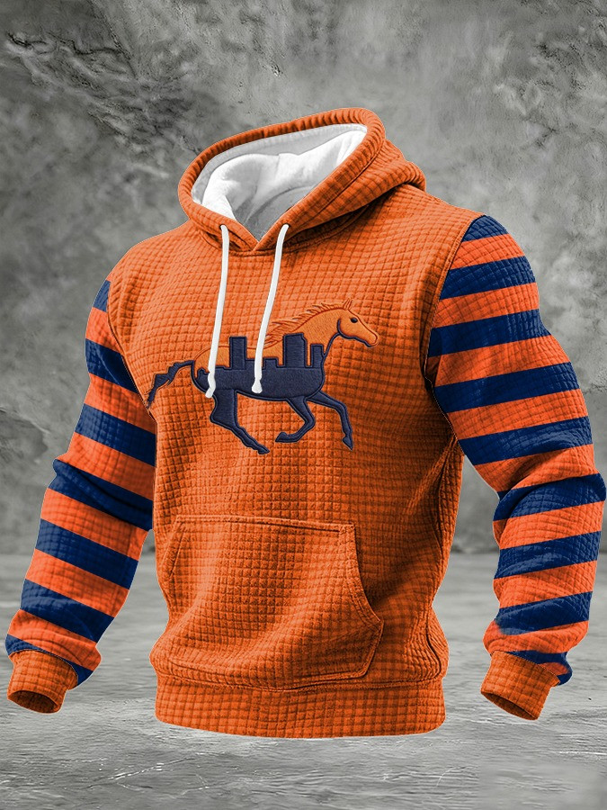 Glamasiacorner Men's Denver Broncos Hoodie - Football Mascot