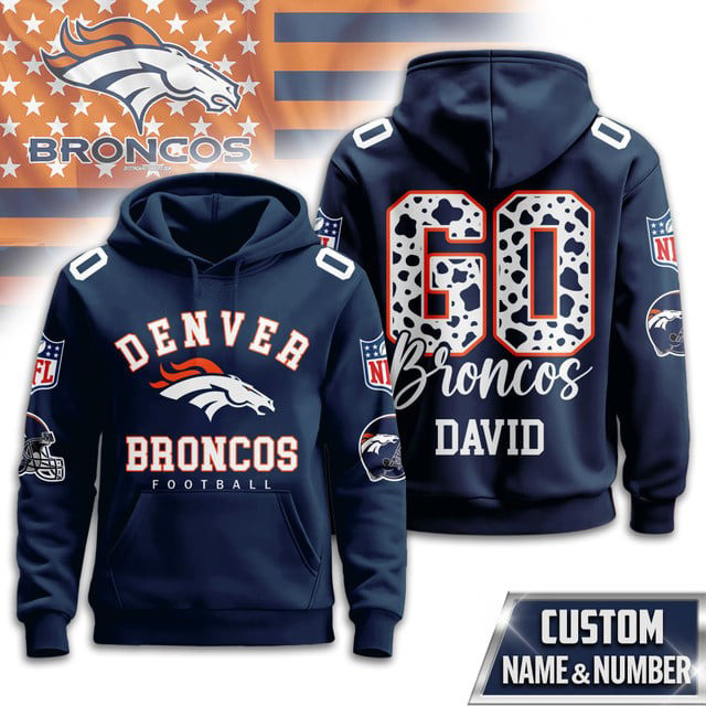 Glamasiacorner Men's Denver Broncos Hoodie - Game Day