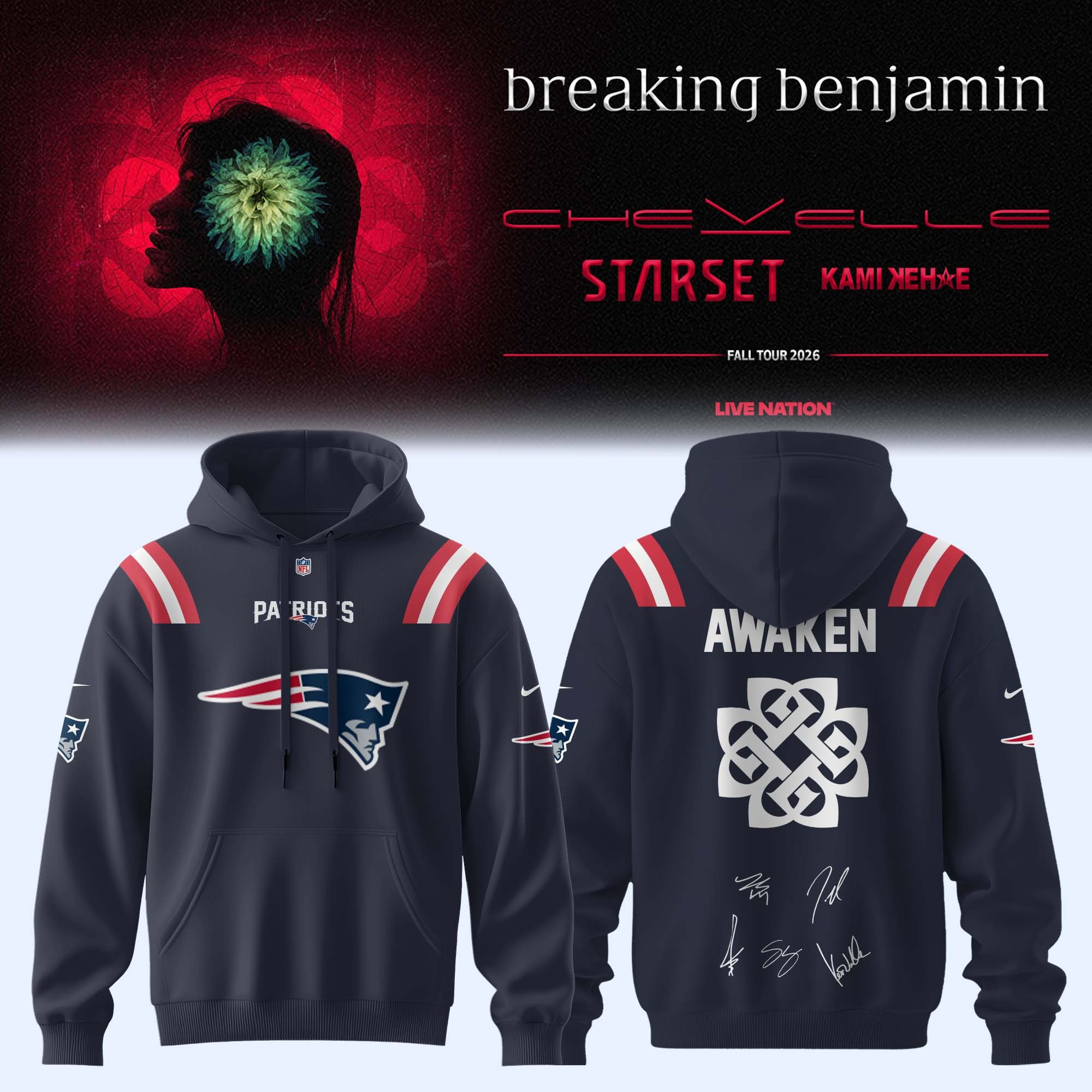 Glamasiacorner Men's New England Patriots Hoodie