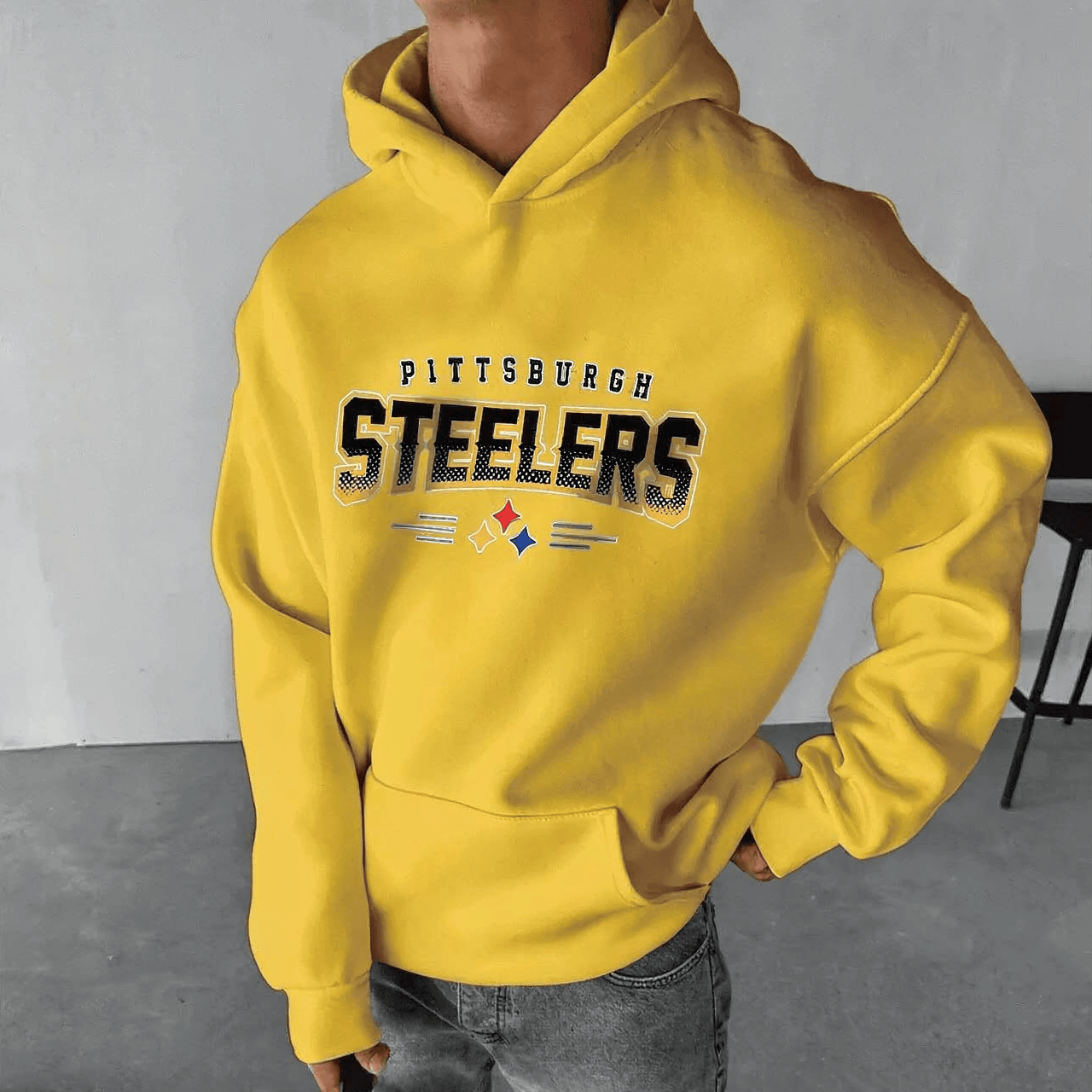 Glamasiacorner Men's Pittsburgh Steelers Hoodie