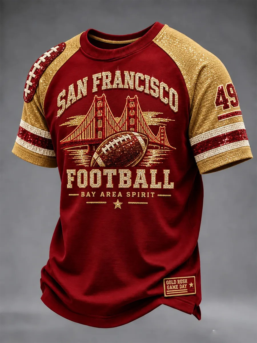 Glamasiacorner Men's San Francisco 49ers T-Shirt - Football