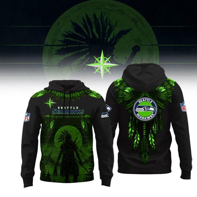 Glamasiacorner Men's Seattle Seahawks Hoodie