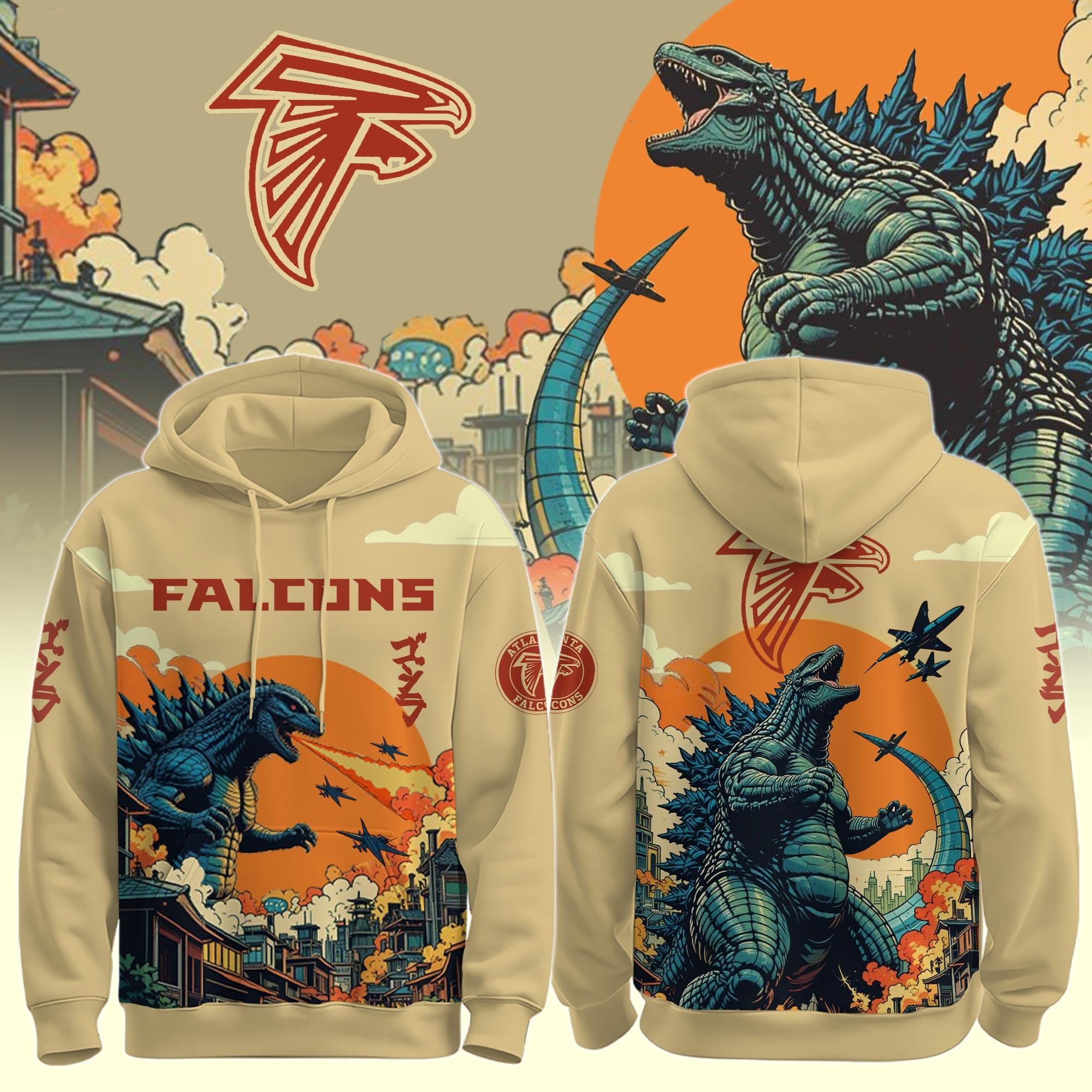 Glamasiacorner Unisex Atlanta Falcons Hoodie