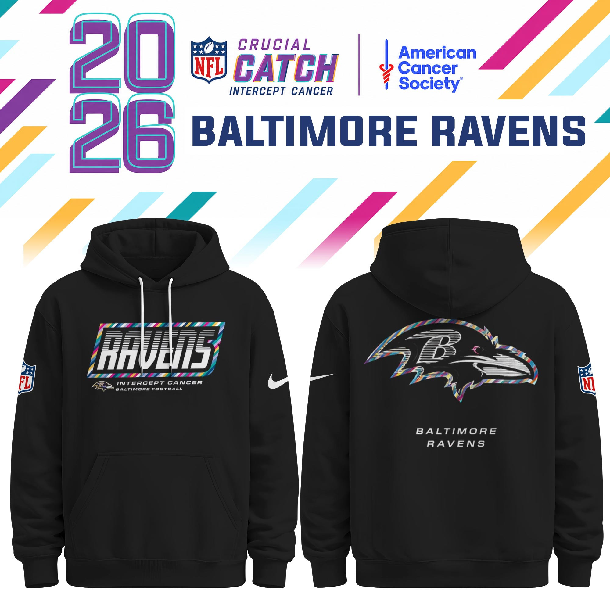 Glamasiacorner Unisex Baltimore Ravens Hoodie - Football