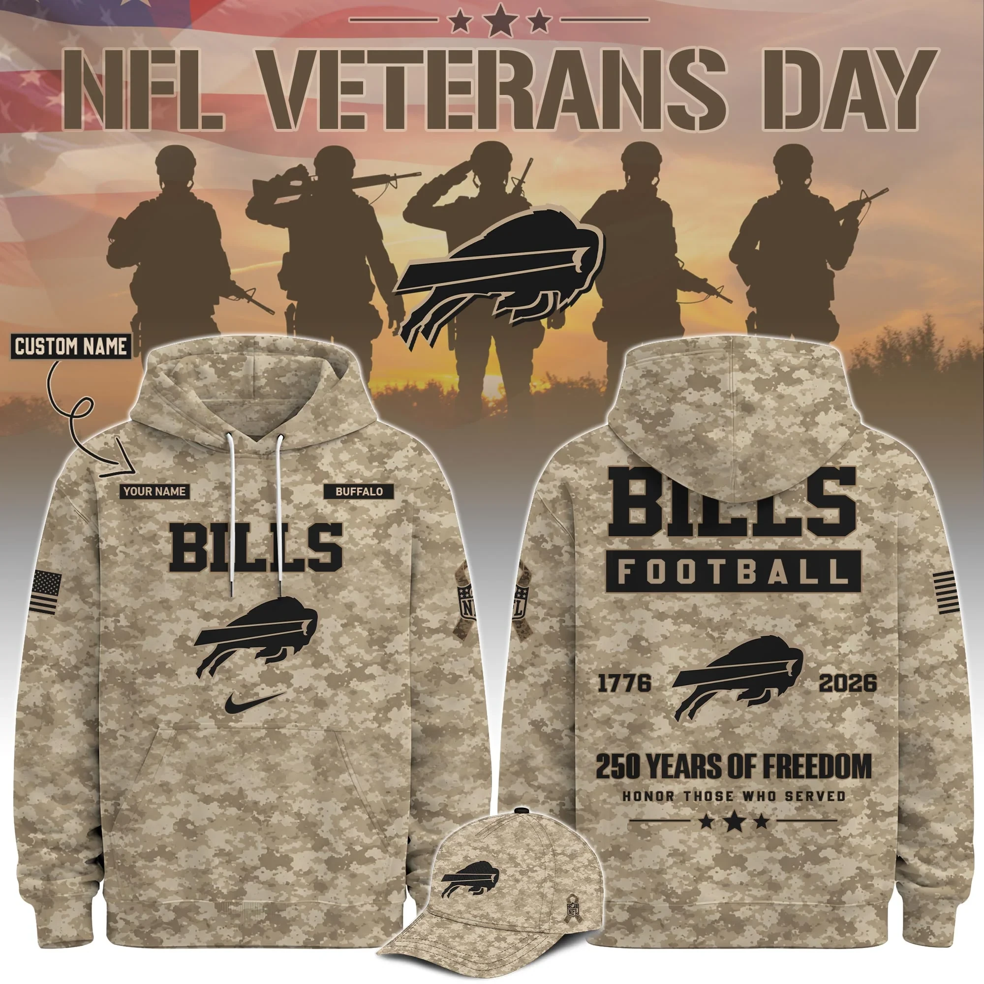 Glamasiacorner Unisex Buffalo Bills Hoodie