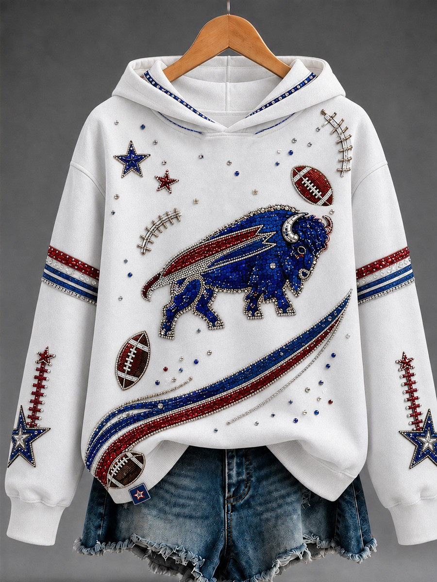 Glamasiacorner Unisex Buffalo Bills Hoodie - Football