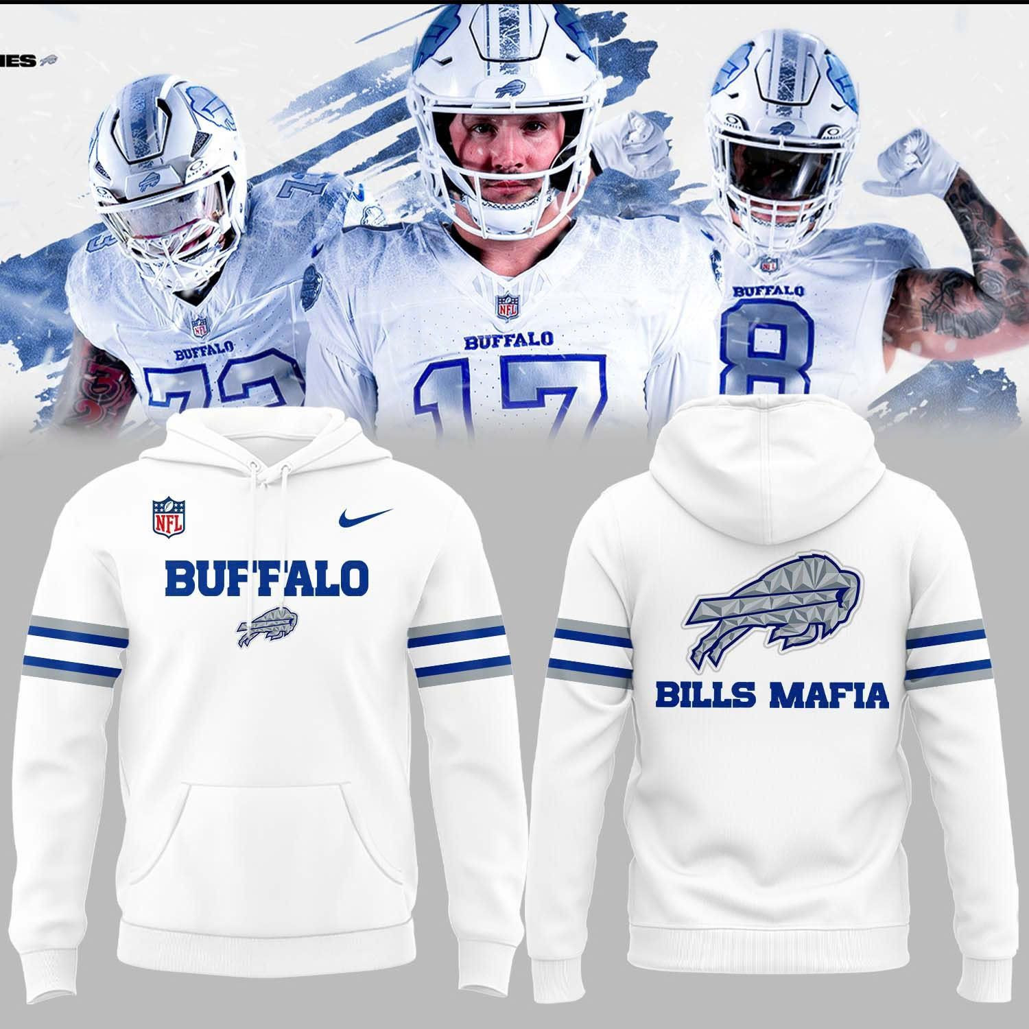 Glamasiacorner Unisex Buffalo Bills Hoodie - Game Day Football