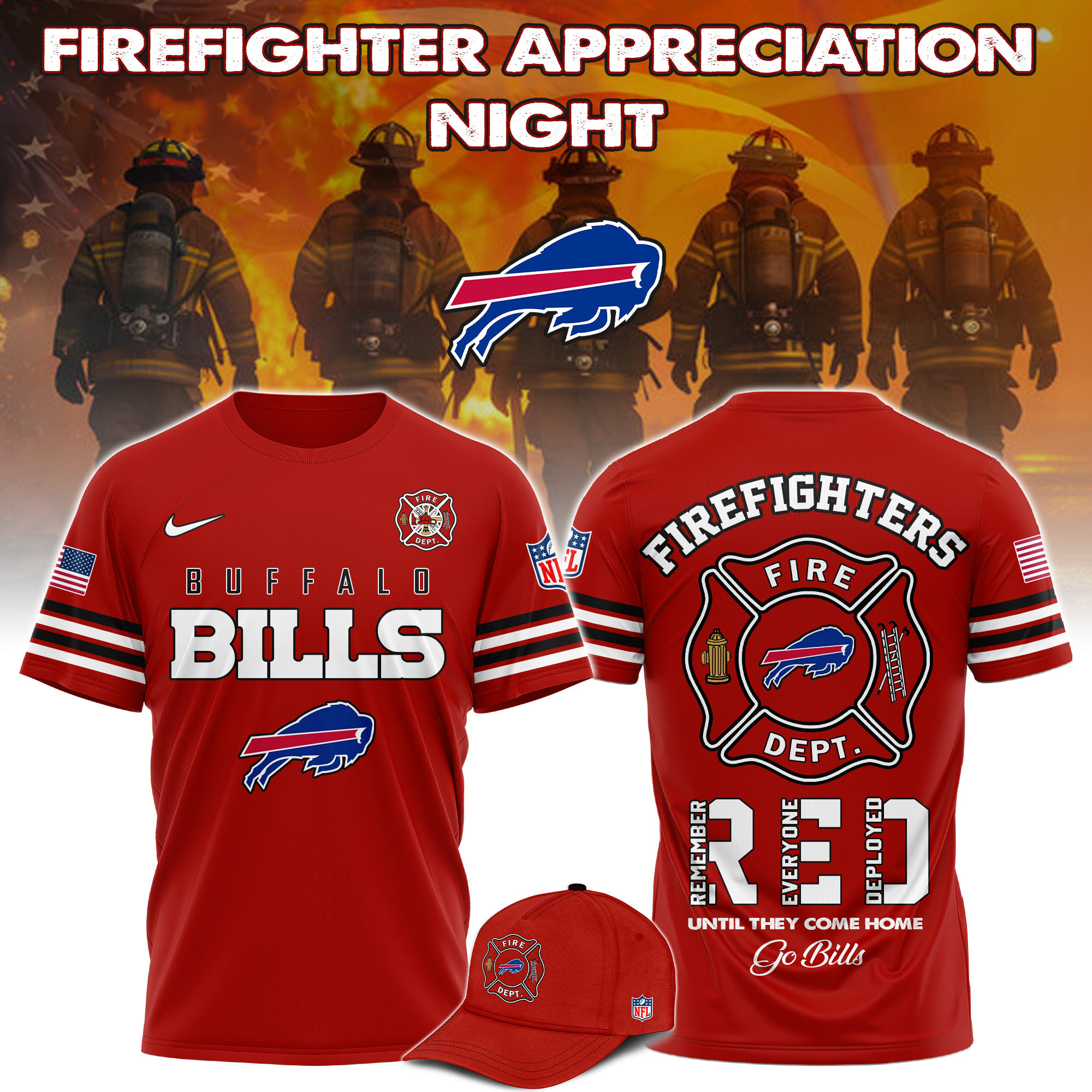 Glamasiacorner Unisex Buffalo Bills T-Shirt - Football