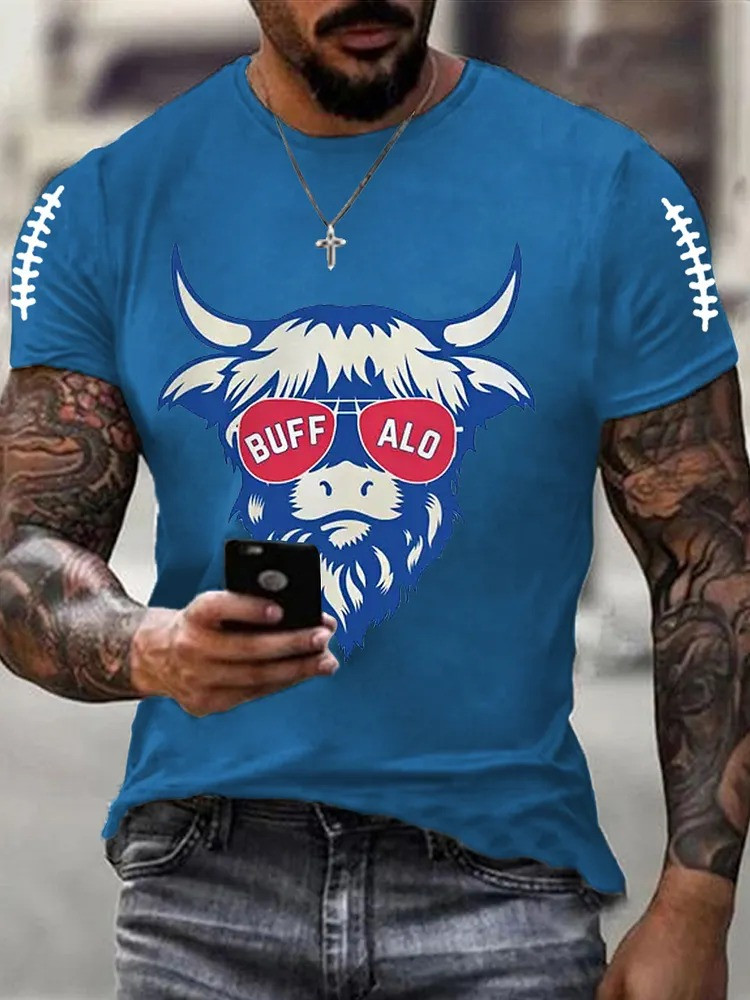 Glamasiacorner Unisex Buffalo Bills T-Shirt - Game Day Football