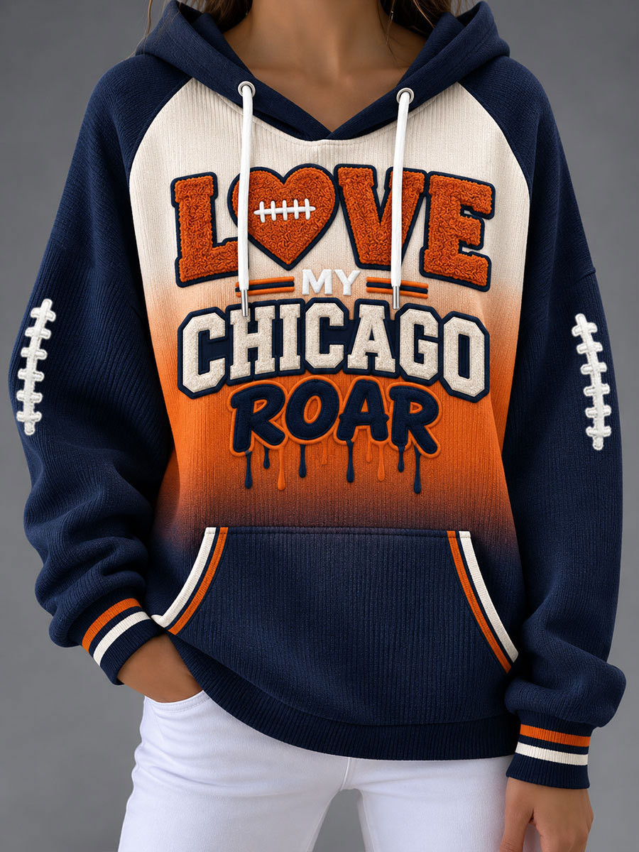 Glamasiacorner Unisex Chicago Bears Hoodie