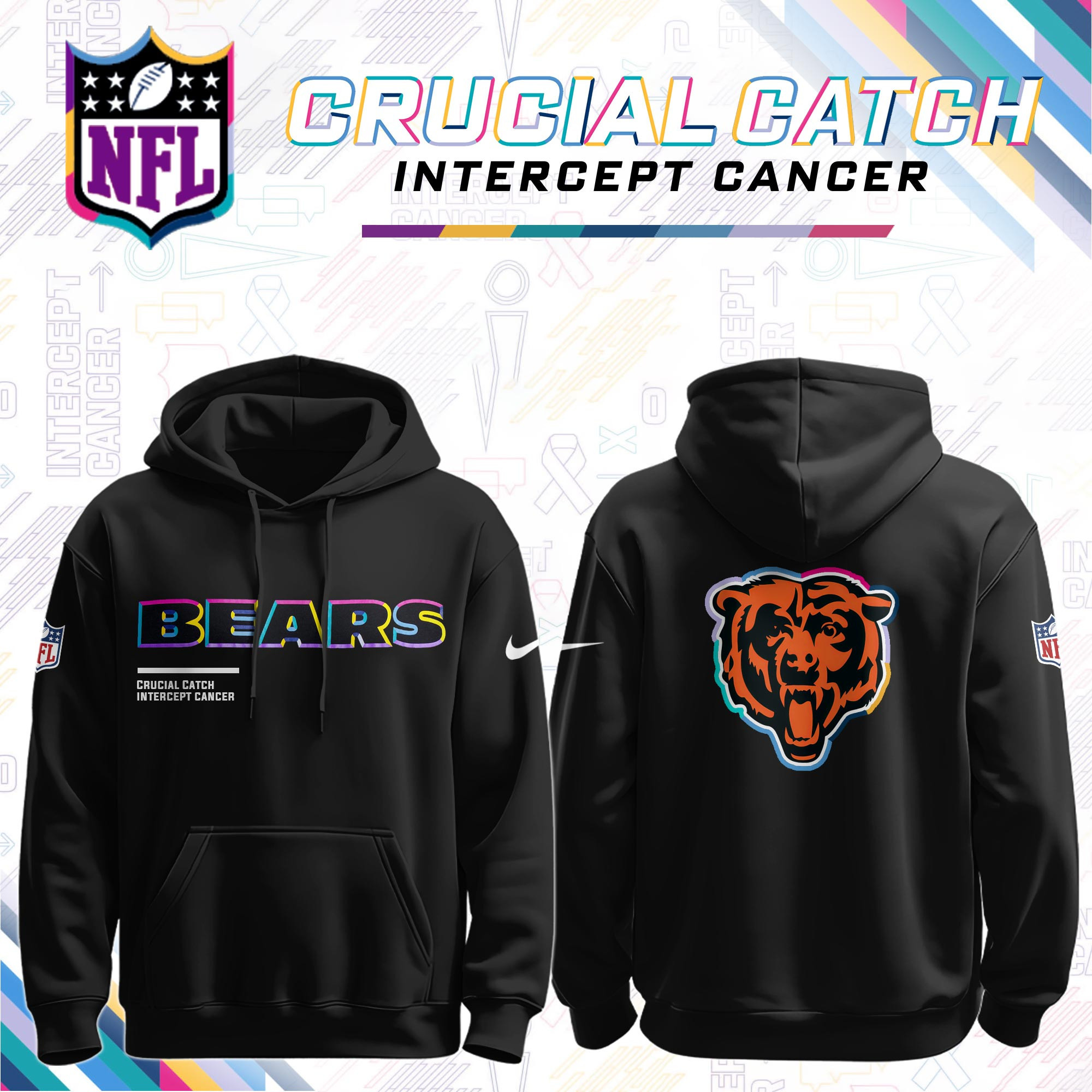 Glamasiacorner Unisex Chicago Bears Hoodie