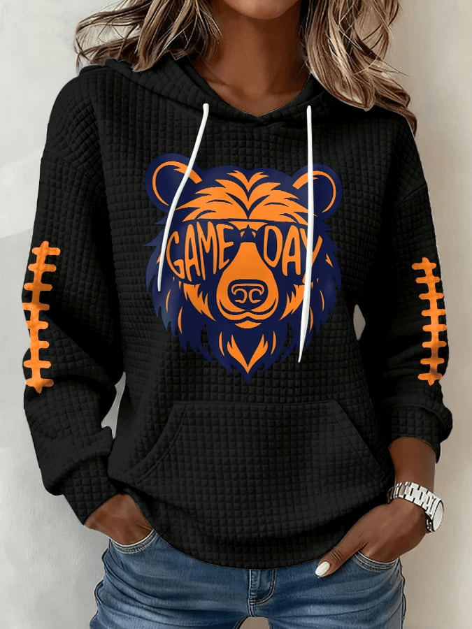 Glamasiacorner Unisex Chicago Bears Hoodie - Game Day