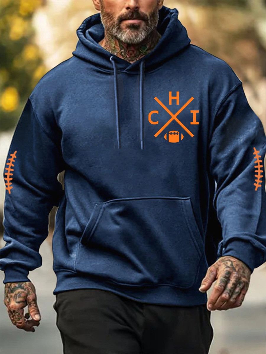 Glamasiacorner Unisex Chicago Bears Hoodie - Game Day Football