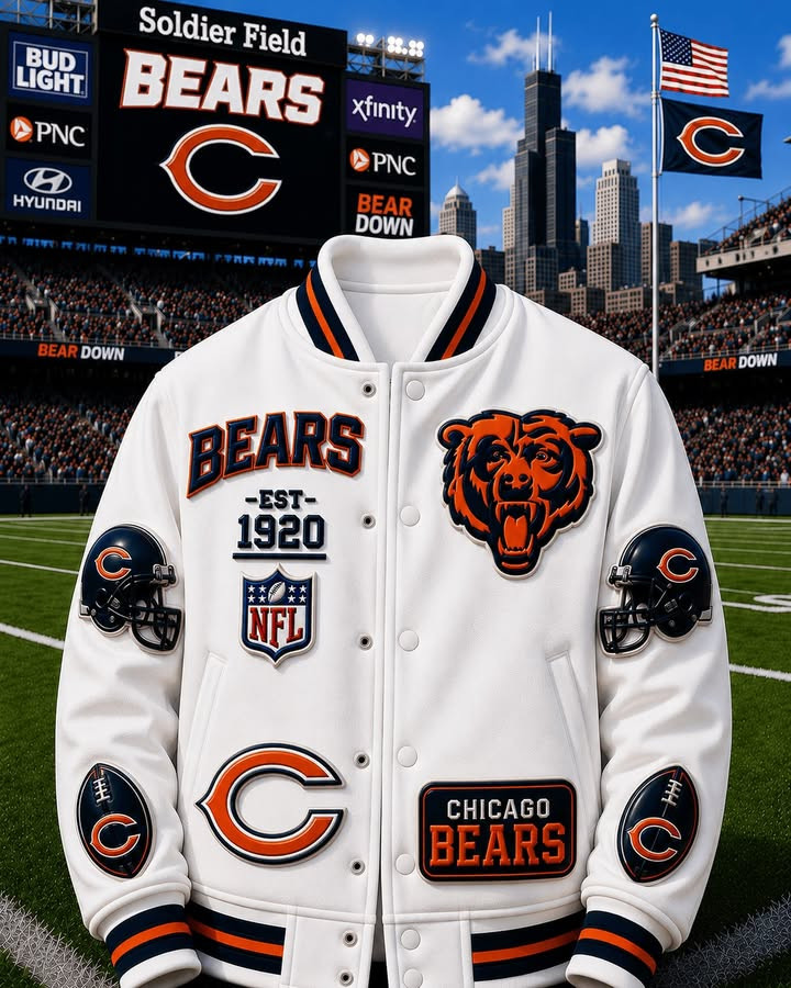 Glamasiacorner Unisex Chicago Bears Jacket - Football