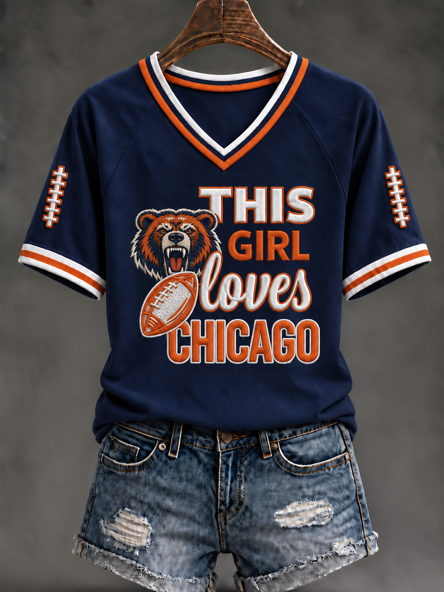 Glamasiacorner Unisex Chicago Bears Shirt