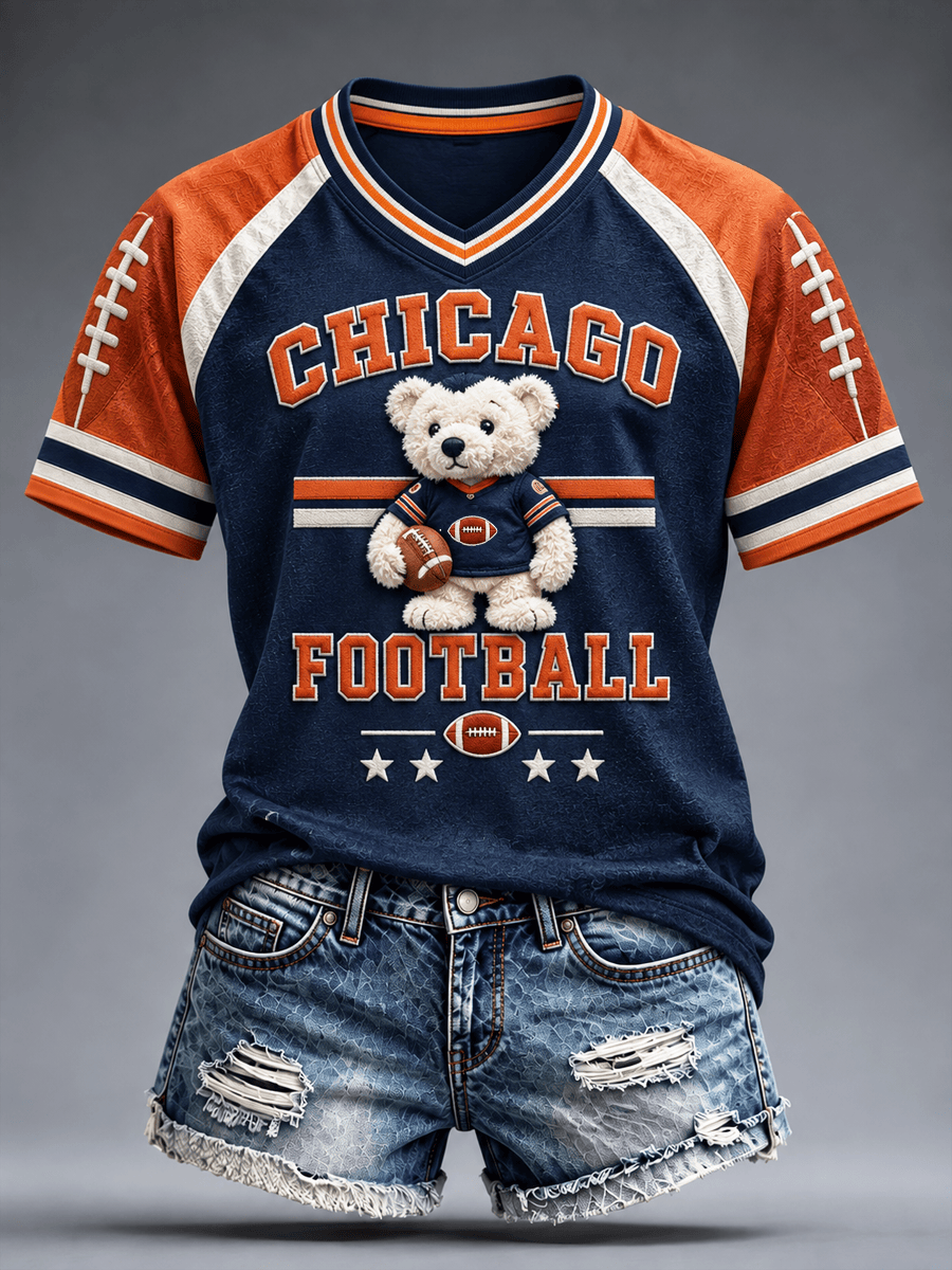 Glamasiacorner Unisex Chicago Bears Shirt - Football