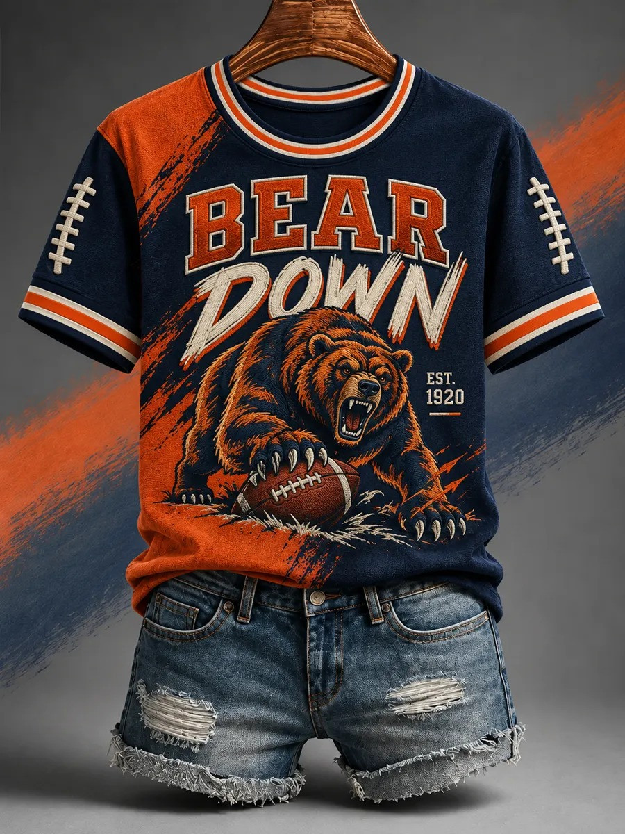 Glamasiacorner Unisex Chicago Bears Shirt - Game Day Football