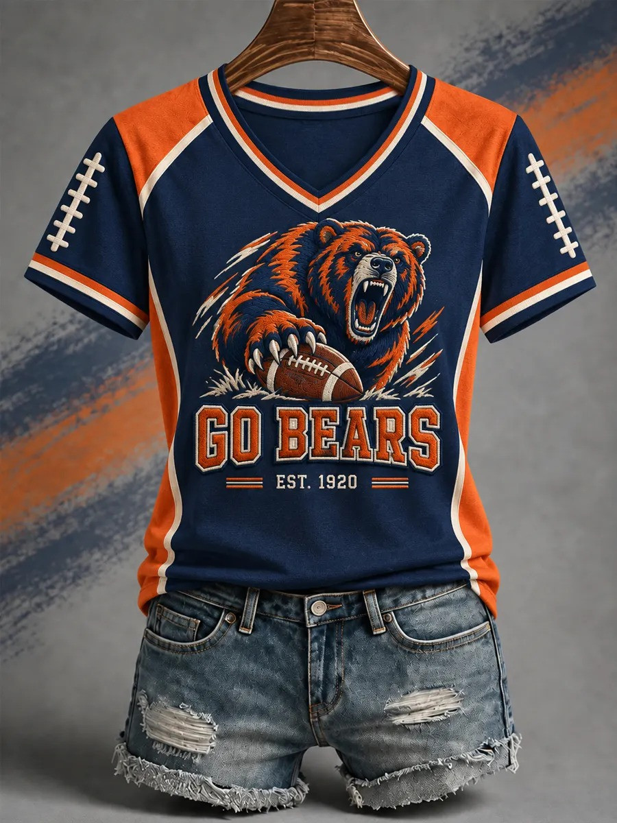 Glamasiacorner Unisex Chicago Bears Shirt - Game Day Football