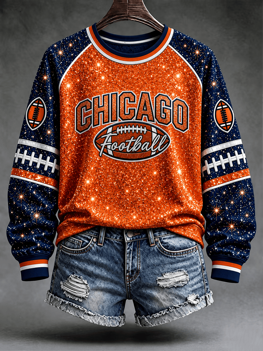 Glamasiacorner Unisex Chicago Bears Sweatshirt