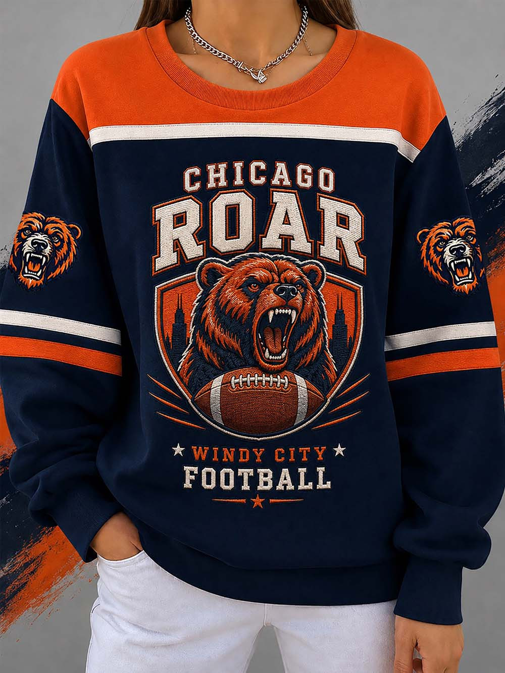 Glamasiacorner Unisex Chicago Bears Sweatshirt - Football