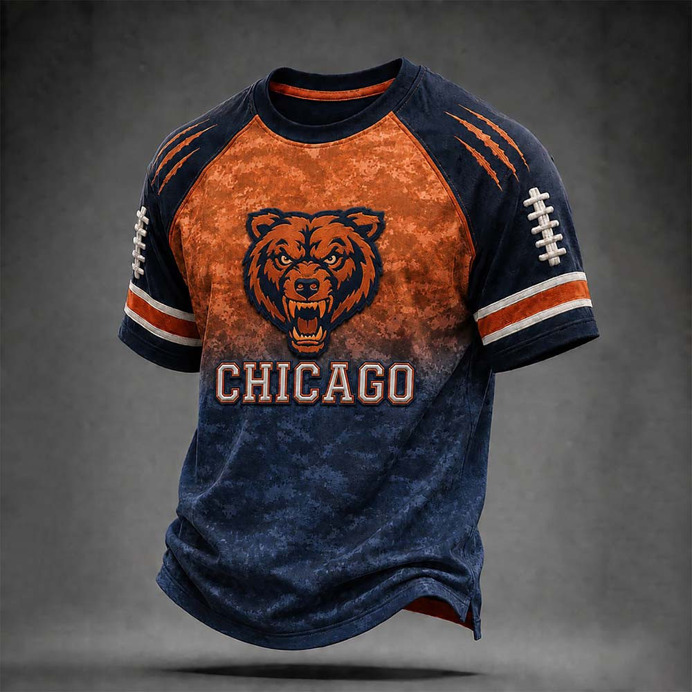 Glamasiacorner Unisex Chicago Bears T-Shirt - Football