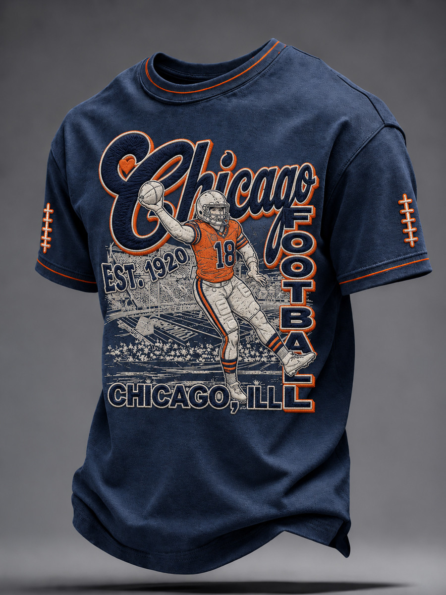 Glamasiacorner Unisex Chicago Bears T-Shirt - Football