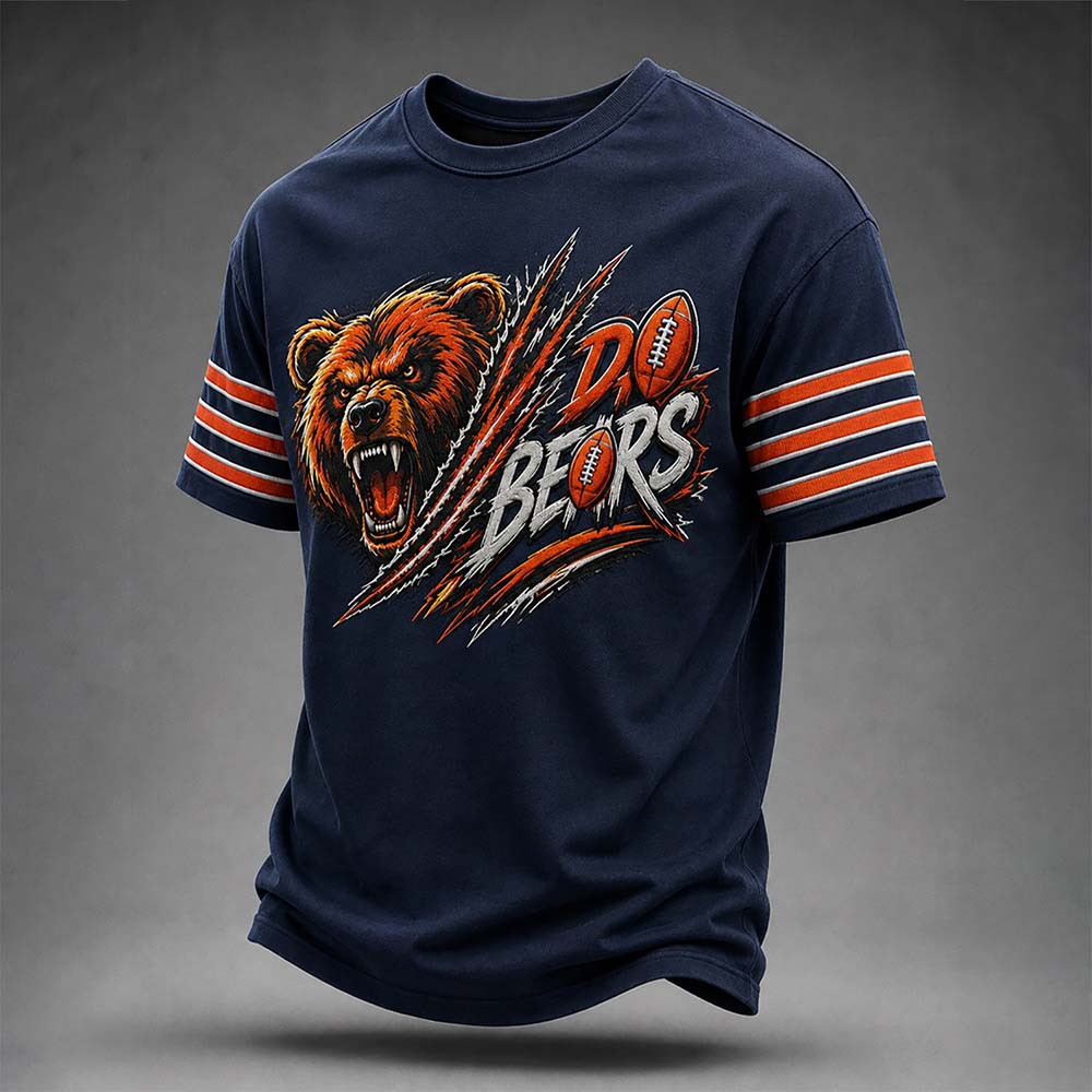 Glamasiacorner Unisex Chicago Bears T-Shirt - Football