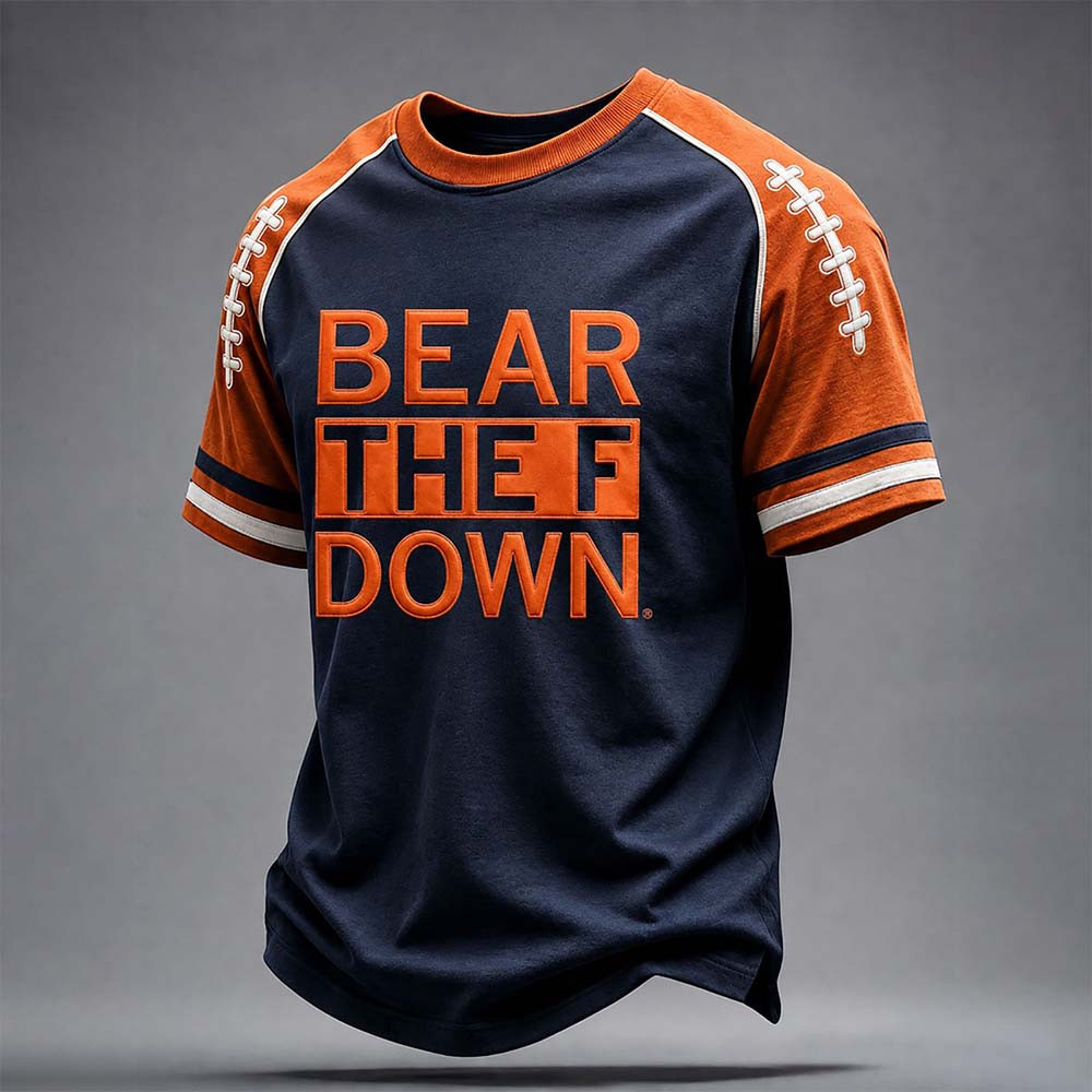 Glamasiacorner Unisex Chicago Bears T-Shirt - Game Day Football