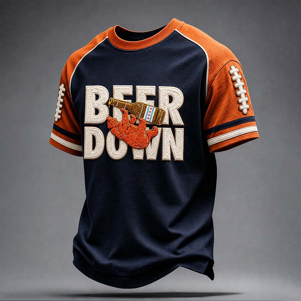 Glamasiacorner Unisex Chicago Bears T-Shirt - Game Day Football
