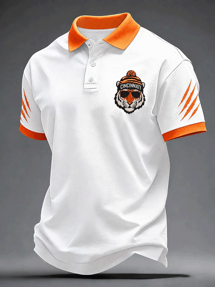 Glamasiacorner Unisex Cincinnati Bengals Polo Shirt - Game Day Football