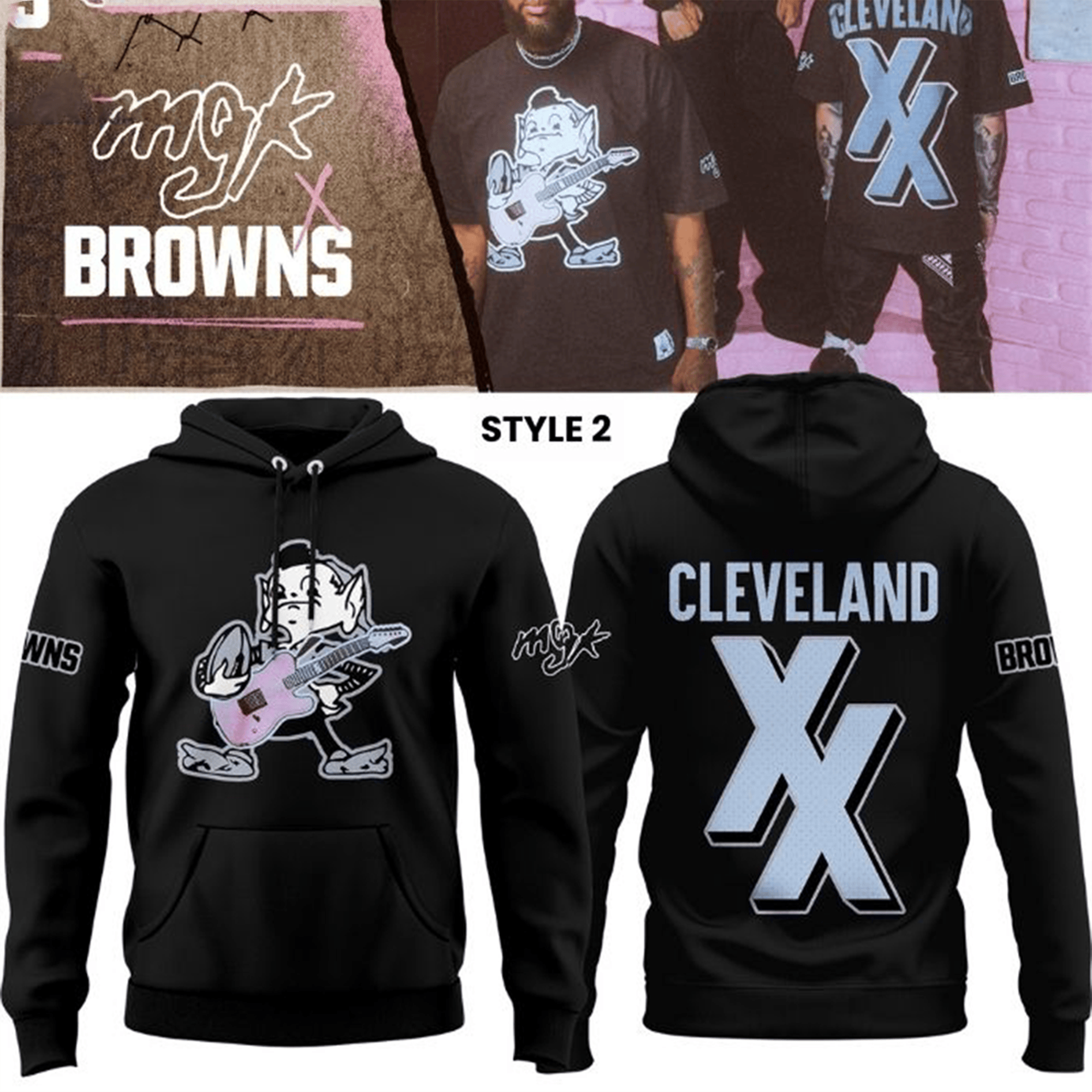 Glamasiacorner Unisex Cleveland Browns Hoodie