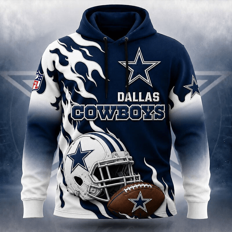 Glamasiacorner Unisex Dallas Cowboys Hoodie - Game Day Football