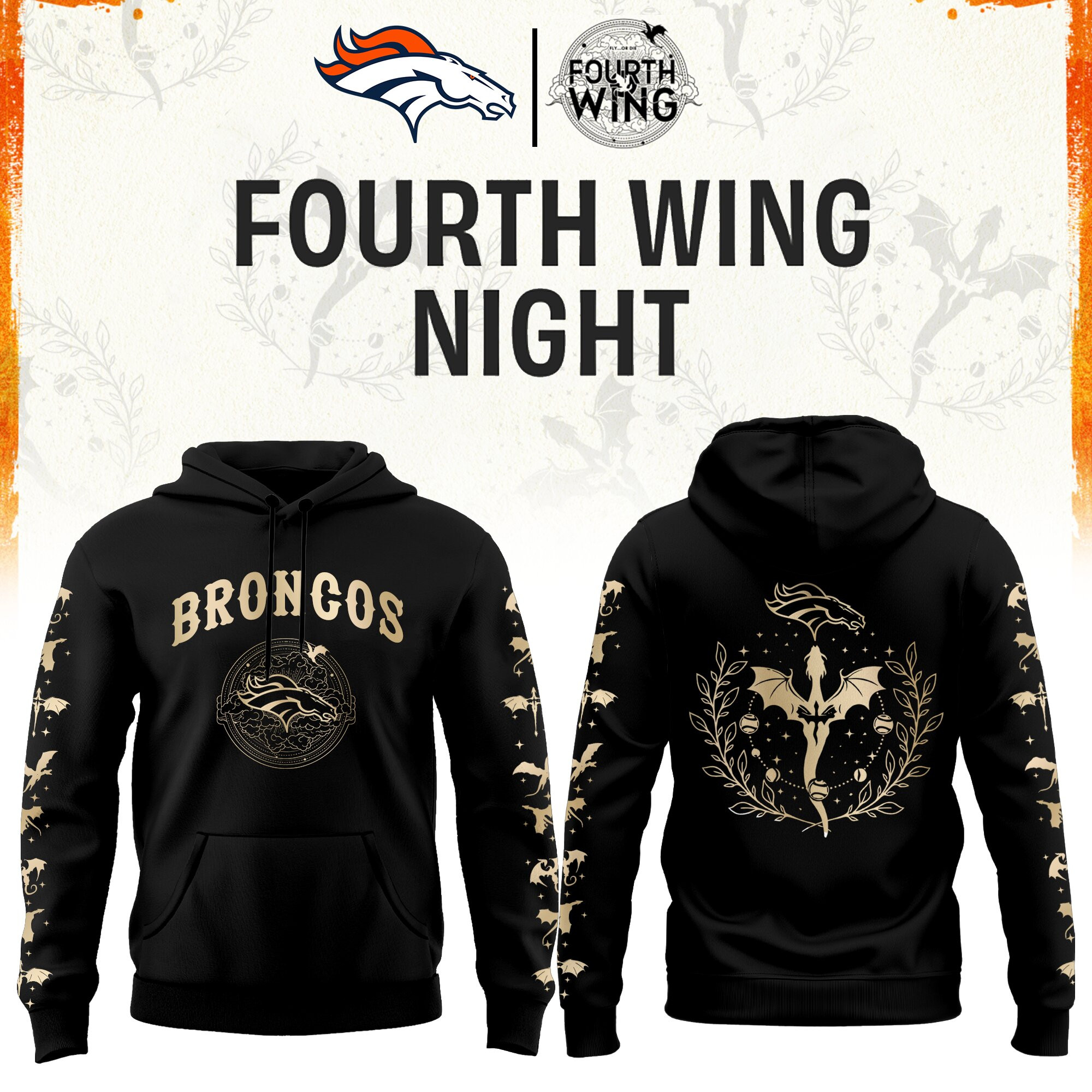 Glamasiacorner Unisex Denver Broncos Hoodie