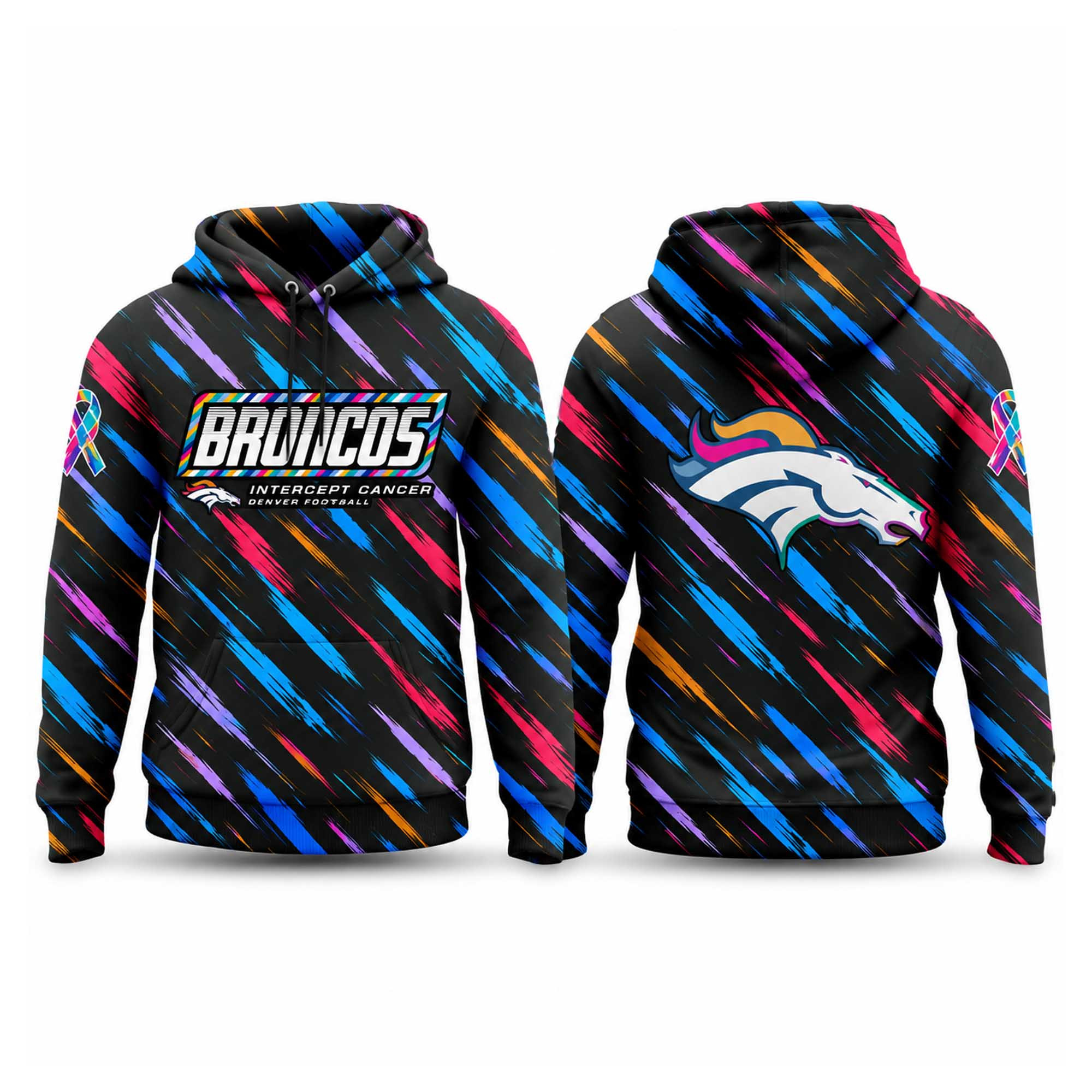 Glamasiacorner Unisex Denver Broncos Hoodie - Football