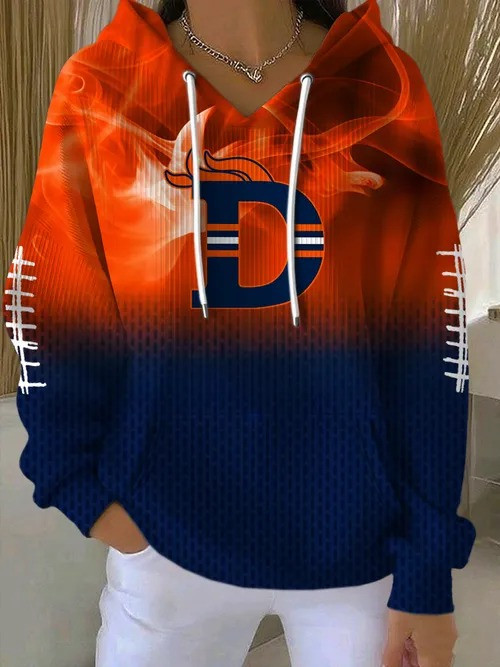 Glamasiacorner Unisex Denver Broncos Hoodie - Football